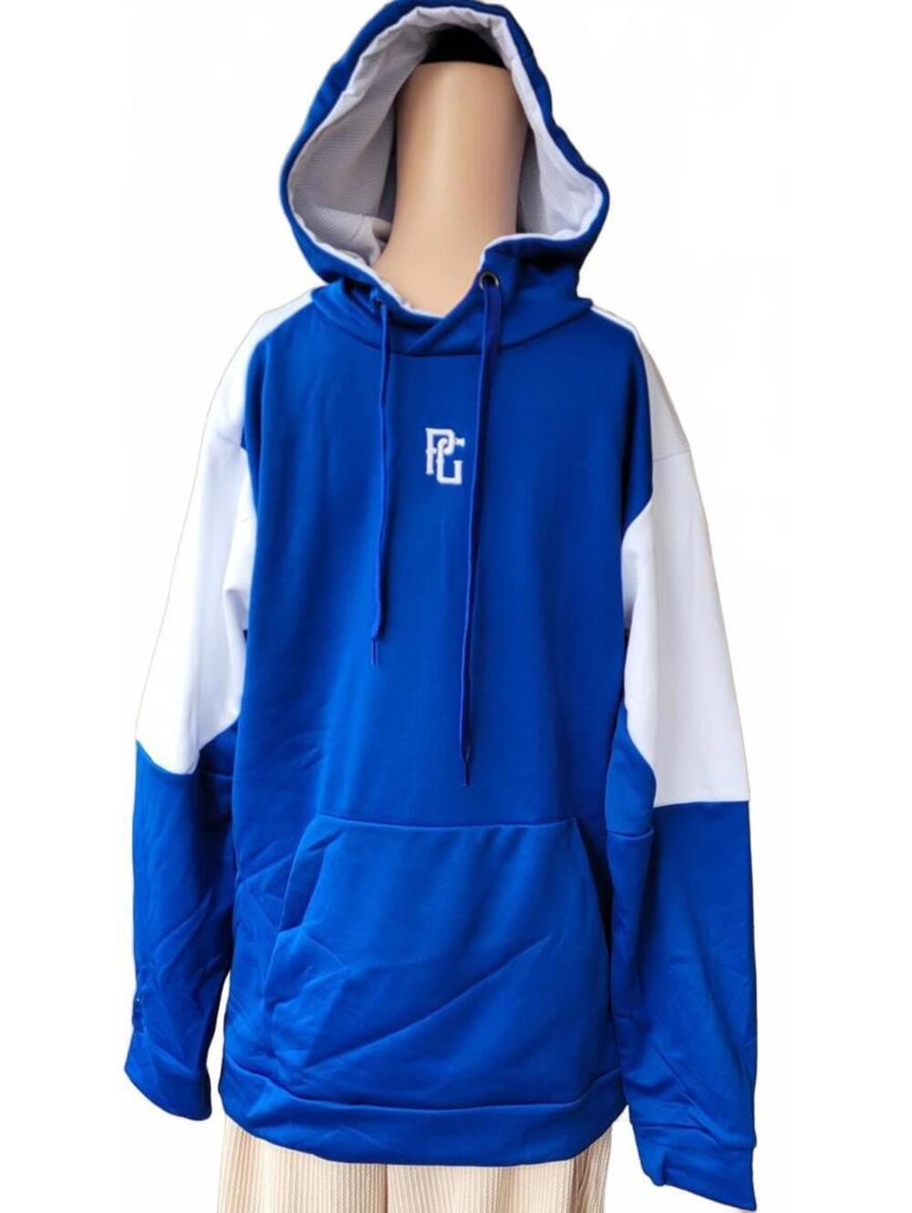 Blue White Perfect Game Medium Hoodie Appare Active Pullover